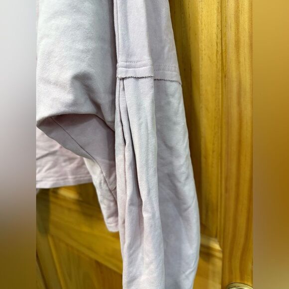 Pink Lily blush pink cropped sweatshirt with back detailing size S - Picture 2 of 7